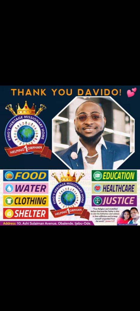 davido foundation