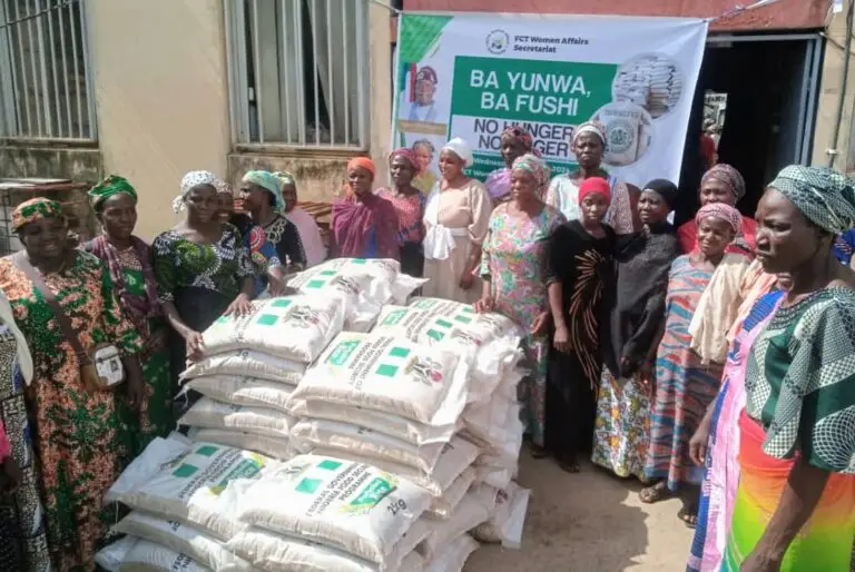 Hunger: FCTA distributes 1000 bags of rice to women groups